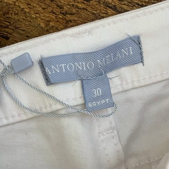 ANTONIO MELANI ⭐️NWT Mid-Rise Flared White Jeans GREAT STRETCH - Picture 5 of 12